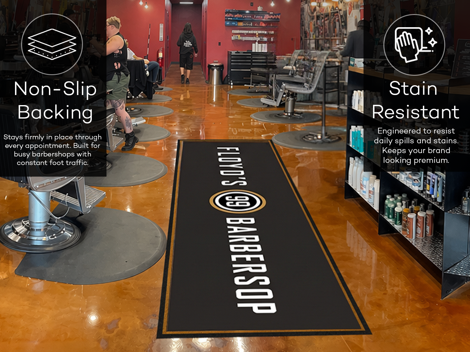 Custom Rug For Barbershops