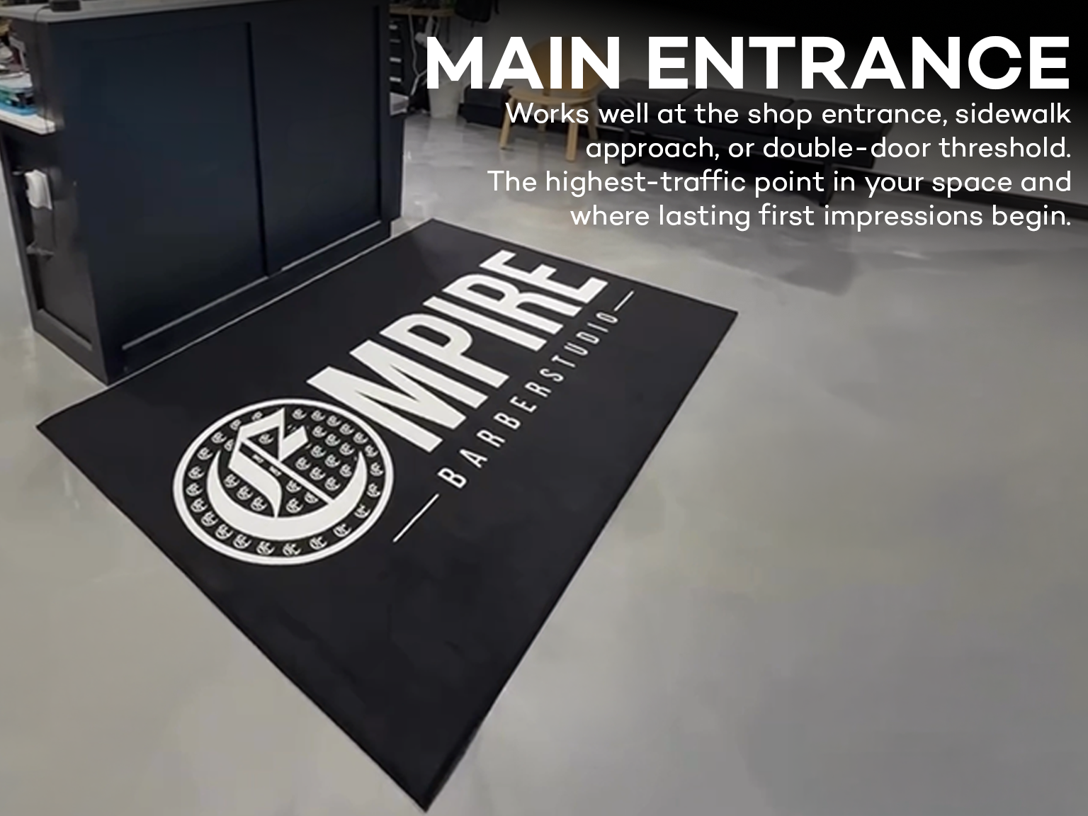Custom Rug For Barbershops
