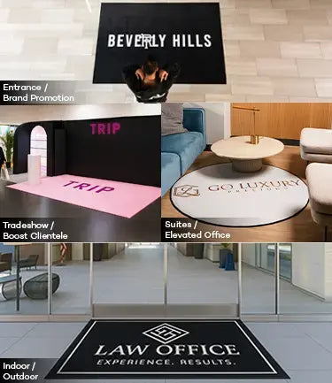 Custom Logo Rugs Built for High Traffic.