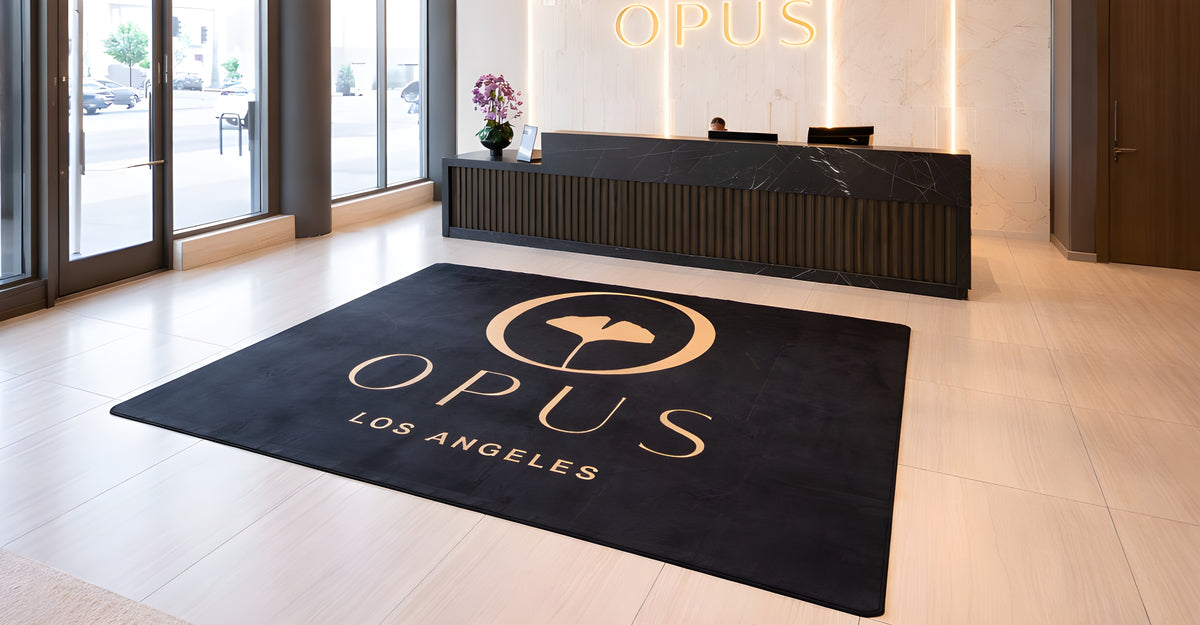 Custom Logo Rugs Built for High Traffic