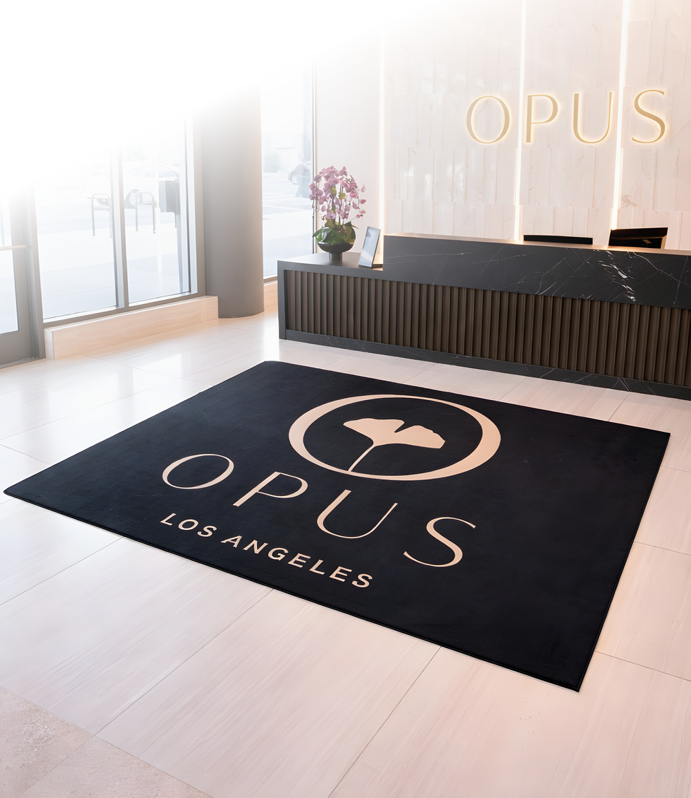 Custom Logo Rugs Built for High Traffic